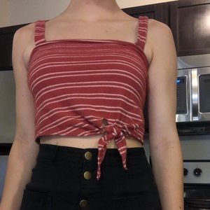 Red Crop Top